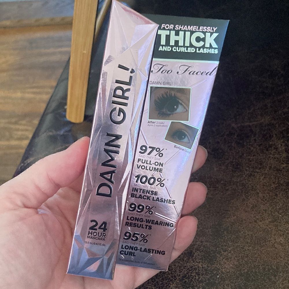 Too Faced Damn Girl Full Size Black Mascara